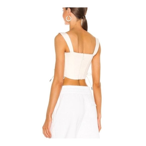 Danielle Guizio Classic Fitted Corset Vanilla Ice  Side Closure S - Picture 12 of 12